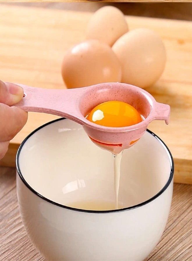 JOYUS Food Grade Egg Yolk Separator Egg White Separator Easy to Use Egg White and Yolk Separator for Baking, Egg Divider, Kitchen Gadget Cooking Baker Tool Egg Extractor, Random Color, Pack of 1 - Image 4