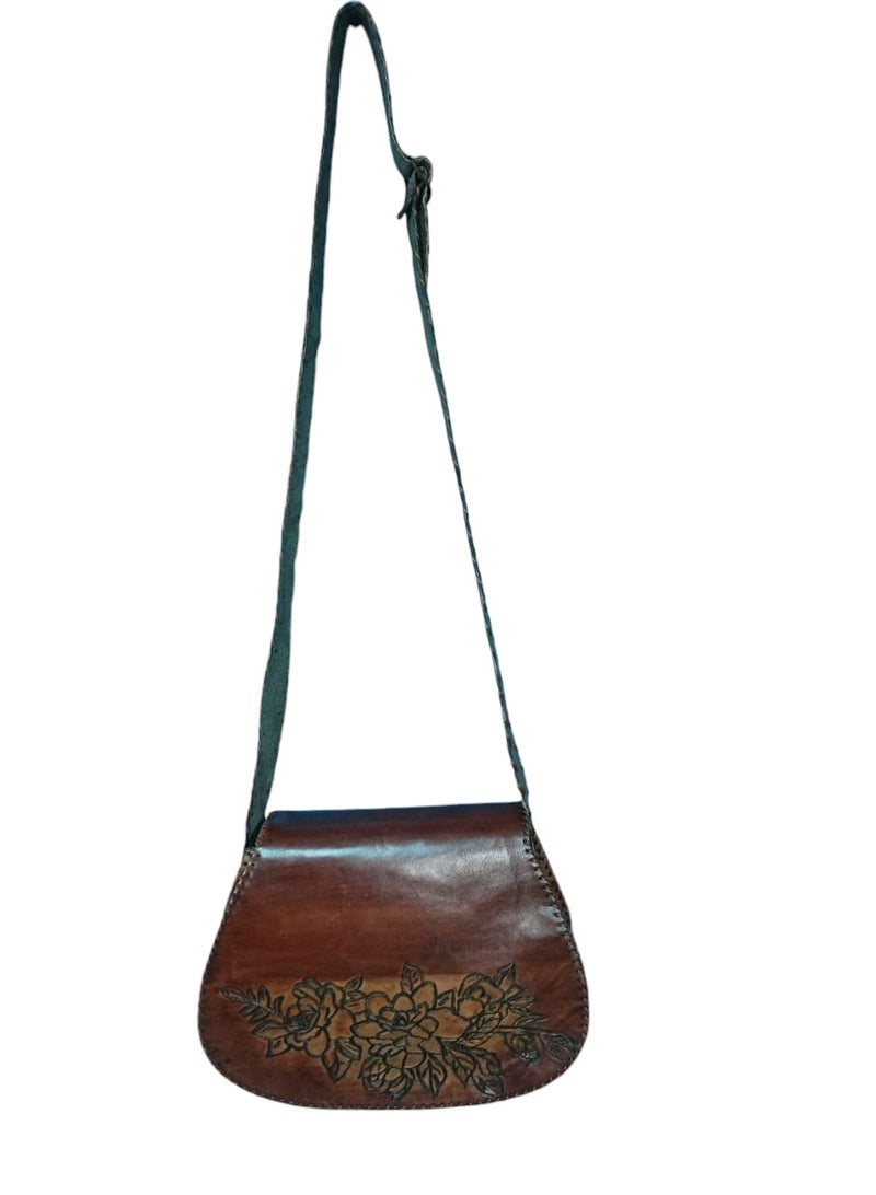 Sheer Fashionable Leather Crossbody Bag  - Image 2