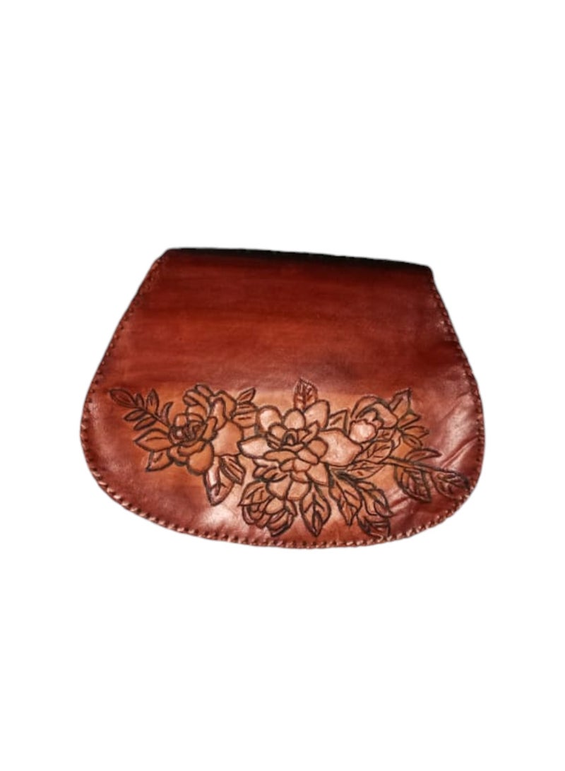 Sheer Fashionable Leather Crossbody Bag  - Image 1