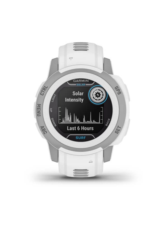 GARMIN Instinct 2S Solar Surf Edition - 40 Mm - Up To 21 Days Of Battery Life - 0.79" Inch Monochrome Display, Scratch Resistant, Power Glass, Heart Rate Monitor, Stress Tracking, Dedicated Surfing ,Windsurfing , Kitesurfing Activities, Advanced Gps Features, Ios And Android Compatible Ericeira - Image 2
