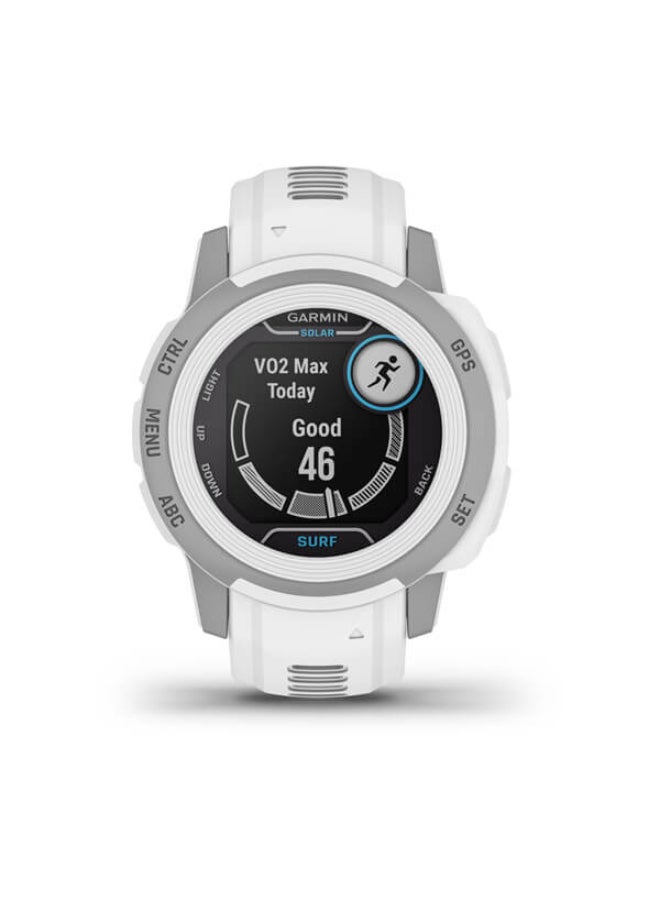 GARMIN Instinct 2S Solar Surf Edition - 40 Mm - Up To 21 Days Of Battery Life - 0.79" Inch Monochrome Display, Scratch Resistant, Power Glass, Heart Rate Monitor, Stress Tracking, Dedicated Surfing ,Windsurfing , Kitesurfing Activities, Advanced Gps Features, Ios And Android Compatible Ericeira - Image 3