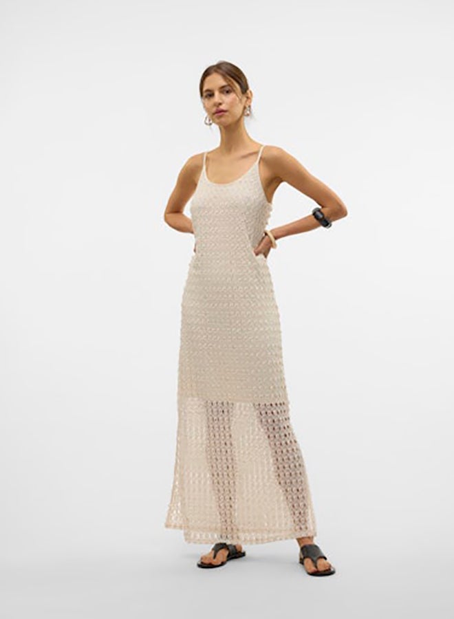 VERO MODA Vmdylie S/L V-Neck Ankle Dress Wvn Btq G - Image 1