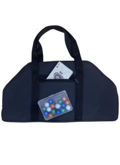 MARAH TOYS A strong, numbered wooden jackaroo game for strategic planning in a luxury bag, 45 x 45 cm  - Image 2