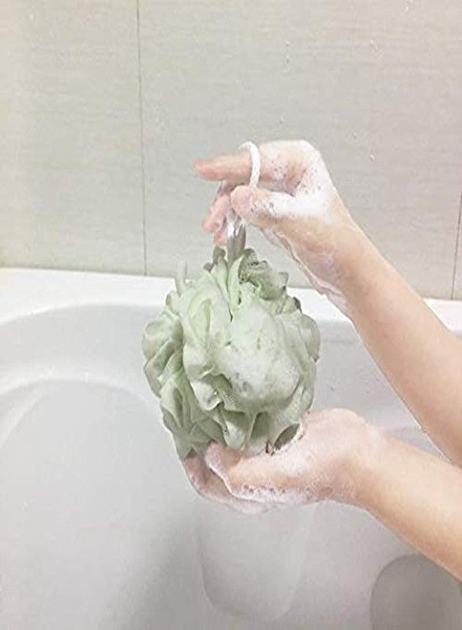 Prime hub Bath Shower Cleansing Soft Round Loofah Sponge Bath Scrubber Loofah For Men And Women, Multi Color, Pack Of 1 - Image 4