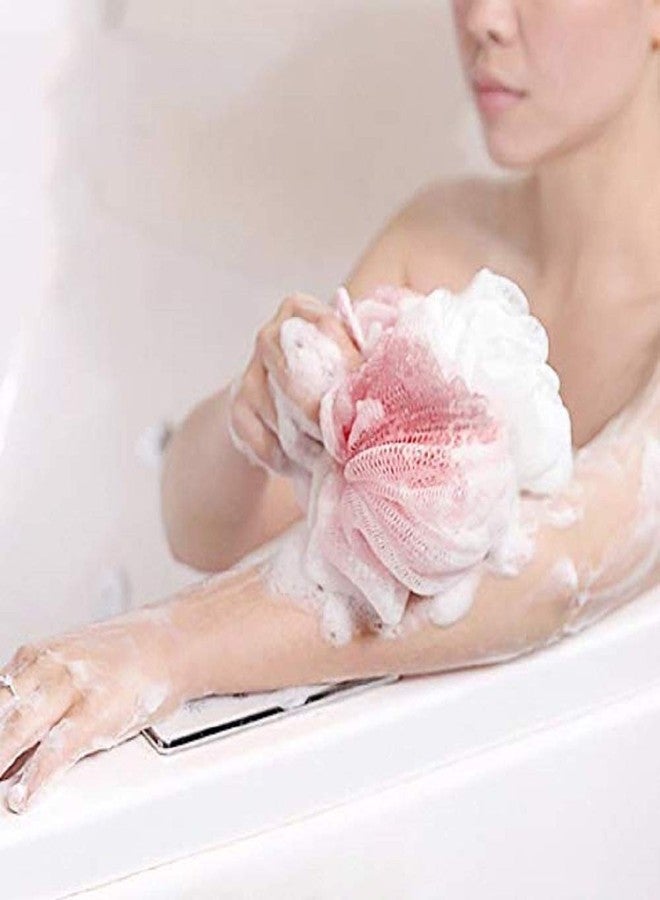 Prime hub Bath Shower Cleansing Soft Round Loofah Sponge Bath Scrubber Loofah For Men And Women, Multi Color, Pack Of 1 - Image 5