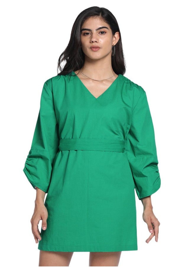 Green Dress for Women - Regular Fit, Stylish - pzsku/Z91BD9F30B7CEE4ECCB1FZ/45/_/1728472869/7045c7b6-5295-4cc5-9681-5984109ffaf5