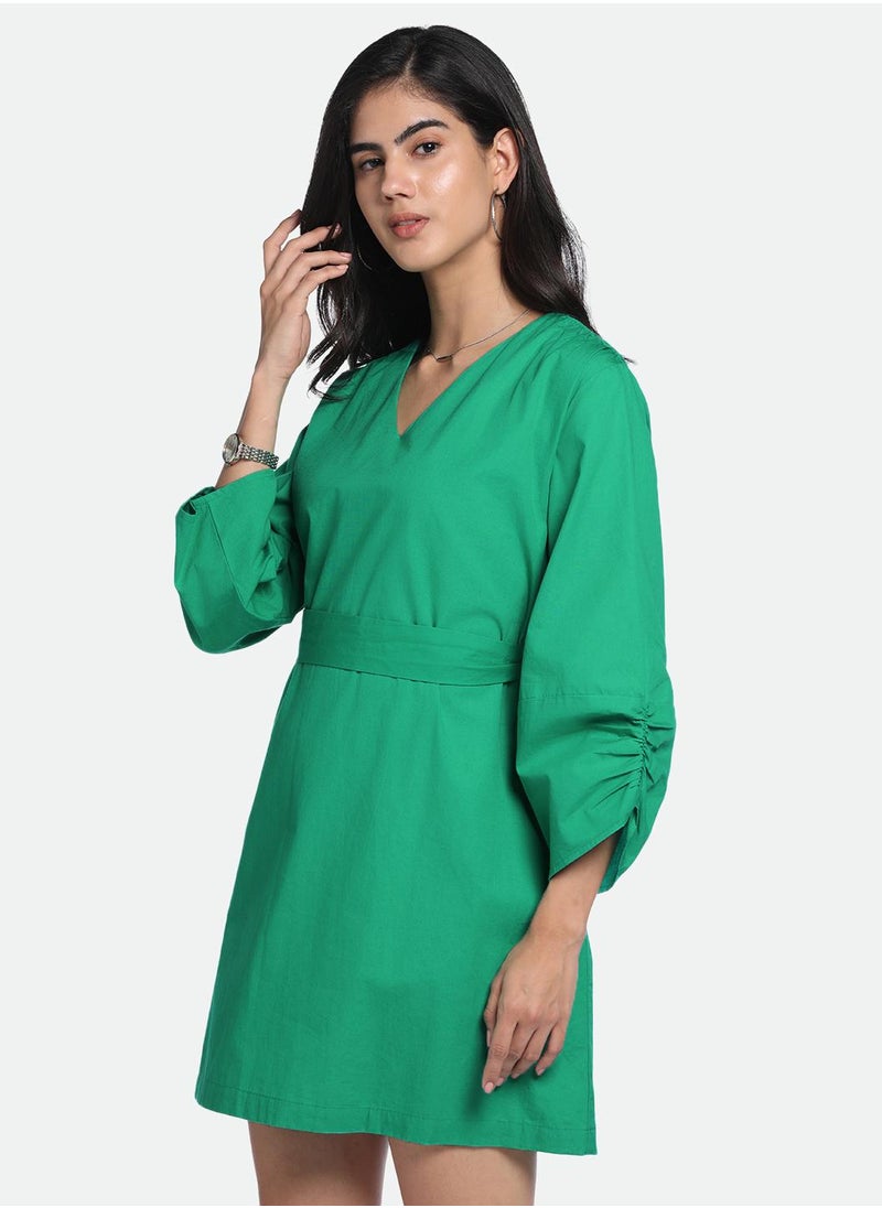 Green Dress for Women - Regular Fit, Stylish - pzsku/Z91BD9F30B7CEE4ECCB1FZ/45/_/1728472879/f532cc0a-403f-4b21-85db-a64a559d084a