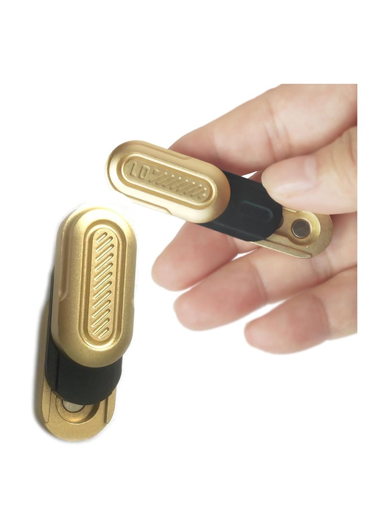 عام لعبة معدنية مغناطيسية ثلاثية الطبقات لعبة معدنية مغناطيسية صغيرة للكبار لتخفيف التوتر والقلق لعبة للكبار والصغار لعبة لتخفيف التوتر في المكتب - Image 1