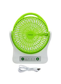 WEIDASI WEIDASI WD-202 Powerful Mini Desk Rechargeable Stand Fan with Light and 3 step Speed Control  - Image 1