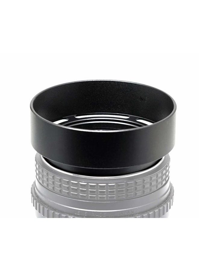 Fotasy LV49 49mm Vented Metal Hood Shade for Leica Leitz Voigtlander Lens (Black) - Image 4