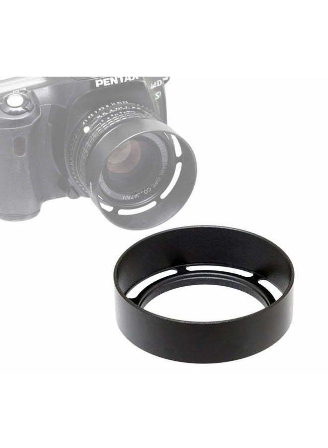 Fotasy LV49 49mm Vented Metal Hood Shade for Leica Leitz Voigtlander Lens (Black) - Image 1