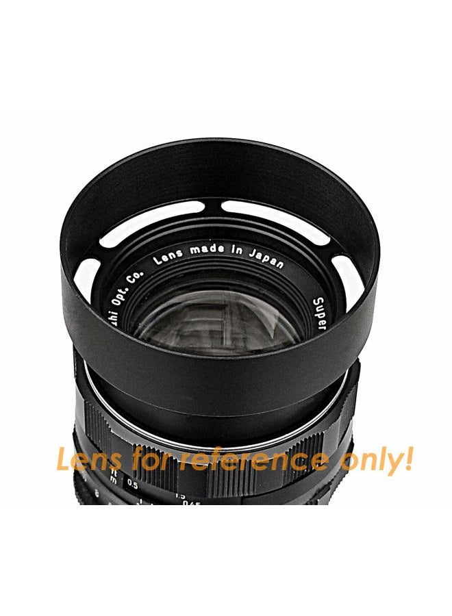 Fotasy LV49 49mm Vented Metal Hood Shade for Leica Leitz Voigtlander Lens (Black) - Image 3