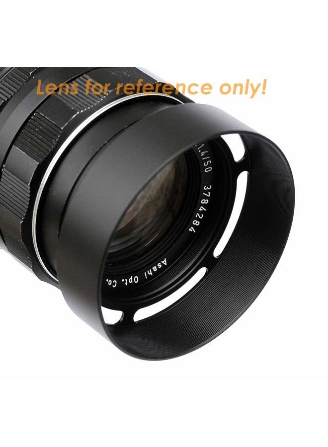 Fotasy LV49 49mm Vented Metal Hood Shade for Leica Leitz Voigtlander Lens (Black) - Image 2