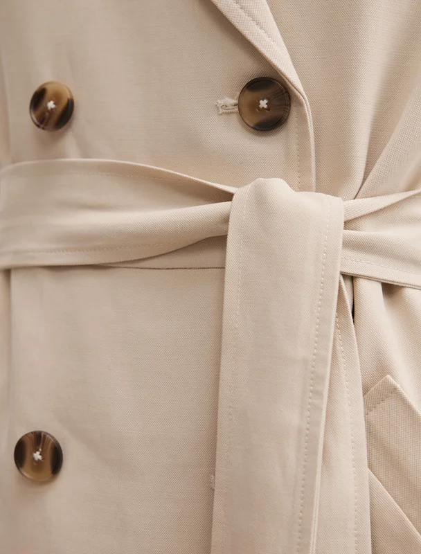 فورايفر نيو Elsa Sleeveless Trench Midi Dress
