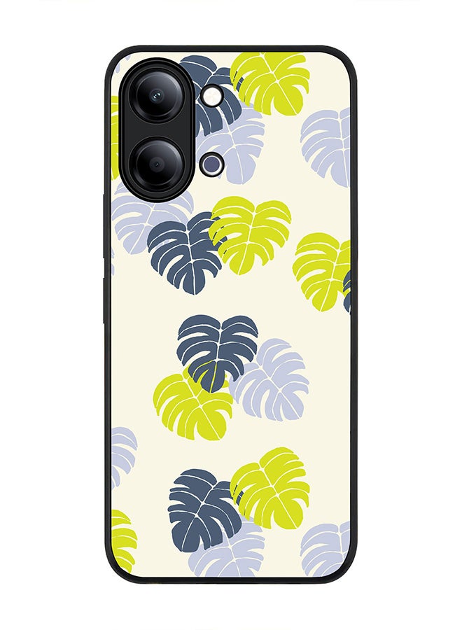 Stylizedd For vivo Y05 4G / Y6t 5G Case,Slim fit Camera Protection, Shockproof Thin Phone cover  - Island Leaves - Image 1