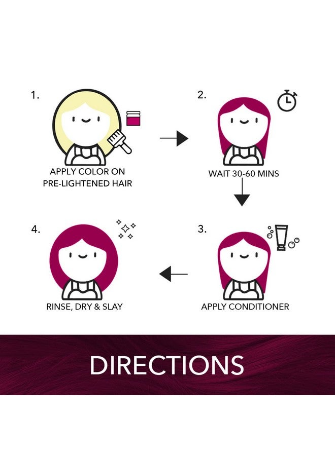 Paradyes Semi-Permanent Ruby Wine Diy Conditioner Based Hair Colour Infused With Aloe-Vera, Bhringaraj, Brahmi, Almonds & Amla 120 Gm  - Image 3