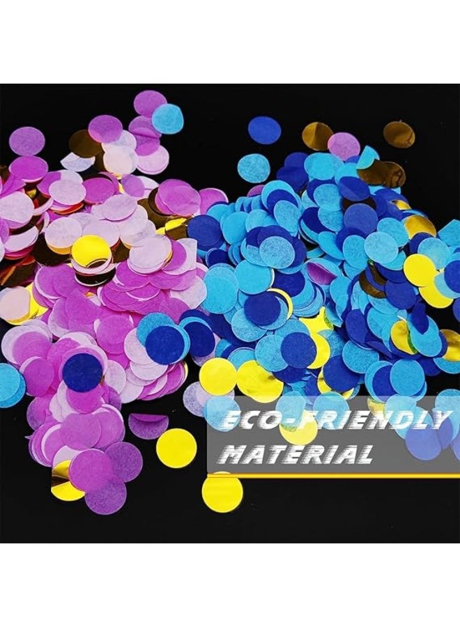 VITION 36inch Gender Reveal Balloon Black with 2 Pack Pink and Blue Confetti for Boy or Girl Baby Shower Party Supplies Decoration ((Boy or Girl)) - Image 3