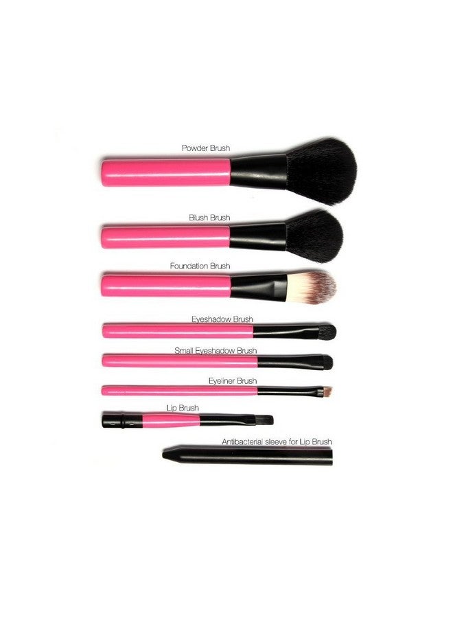 Vinayakart 7Pcs of Powder Foundation Blush Eyeshadow Eyeliner Lip Makeup Brush Set - Image 1