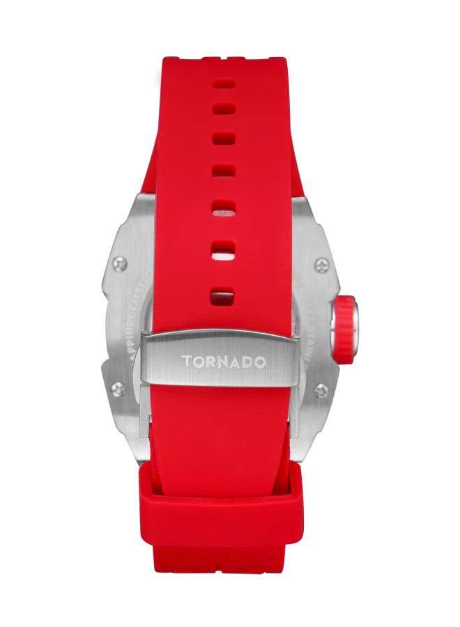 TORNADO Men's Silicone Automatic Watch T24302-SSRB - 38.5mmx49mm mm  - Image 3