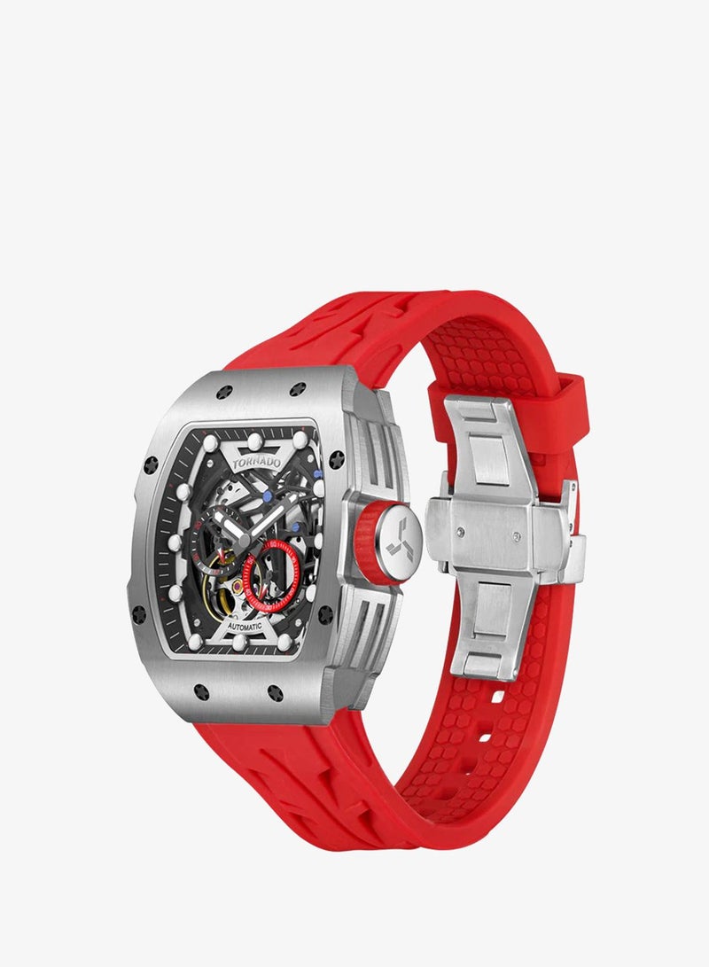 TORNADO Men's Silicone Automatic Watch T24302-SSRB - 38.5mmx49mm mm - Image 2