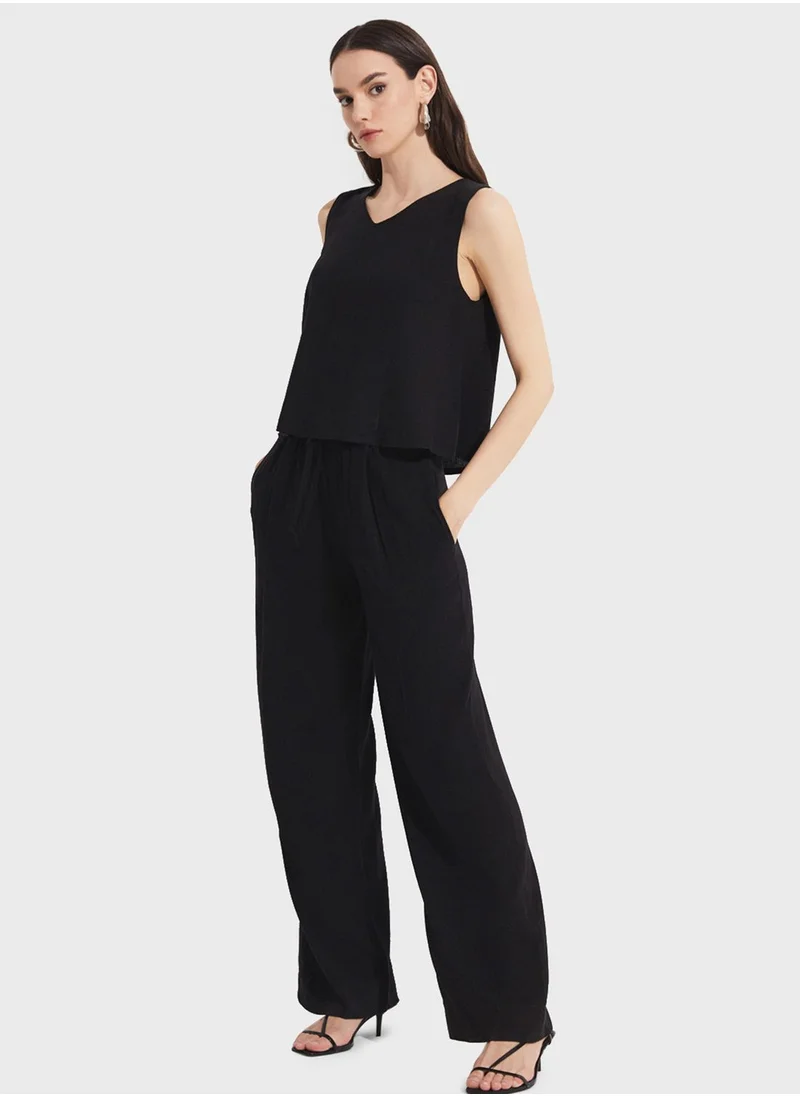 JUNE High Waist Pants & Top Set