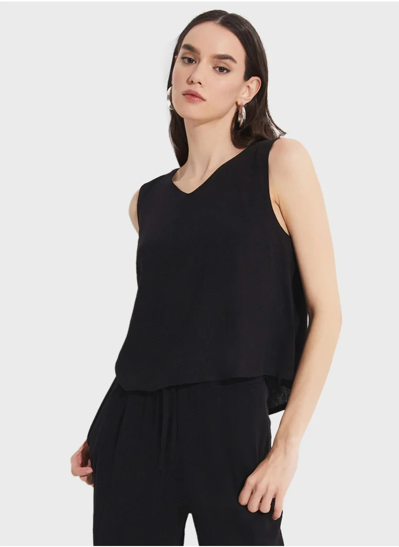 JUNE High Waist Pants & Top Set