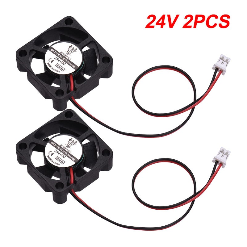 24V قطعتان 30x30x10 مم 3010 مروحة تبريد عالية السرعة بدون فرشاة هادئة 5 ريش لنظام تبريد طابعة ثلاثية الأبعاد وكمبيوتر - Image 5