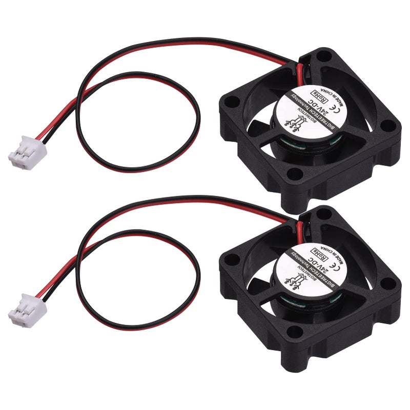 24V قطعتان 30x30x10 مم 3010 مروحة تبريد عالية السرعة بدون فرشاة هادئة 5 ريش لنظام تبريد طابعة ثلاثية الأبعاد وكمبيوتر - Image 3