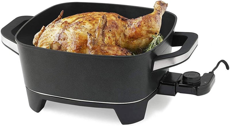 Nesco ES-12, Extra Deep Electric Skillet, Black, 12 inch, 1500 watts - Image 4