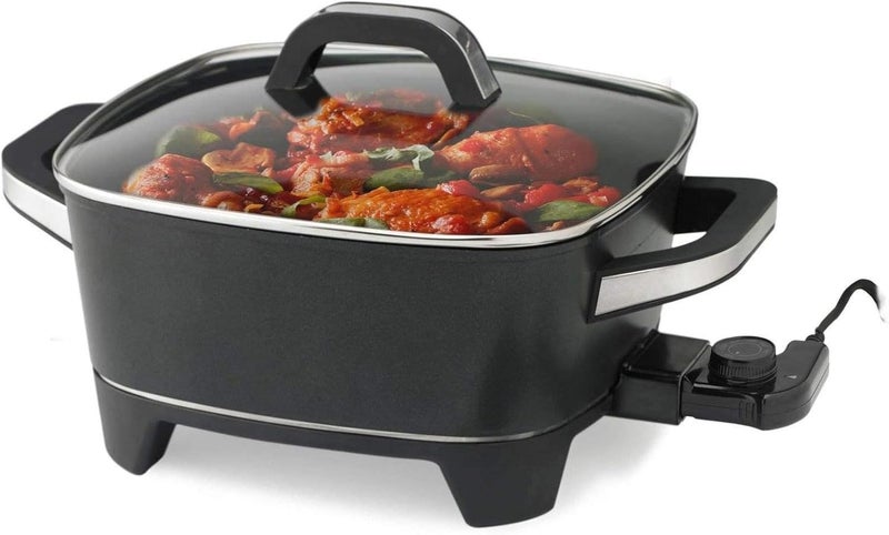 Nesco ES-12, Extra Deep Electric Skillet, Black, 12 inch, 1500 watts - Image 3