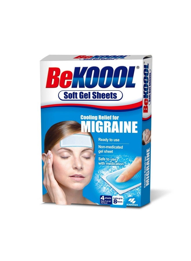 BeKOOOL Migraine Gel Sheets - 4 Count - Image 2