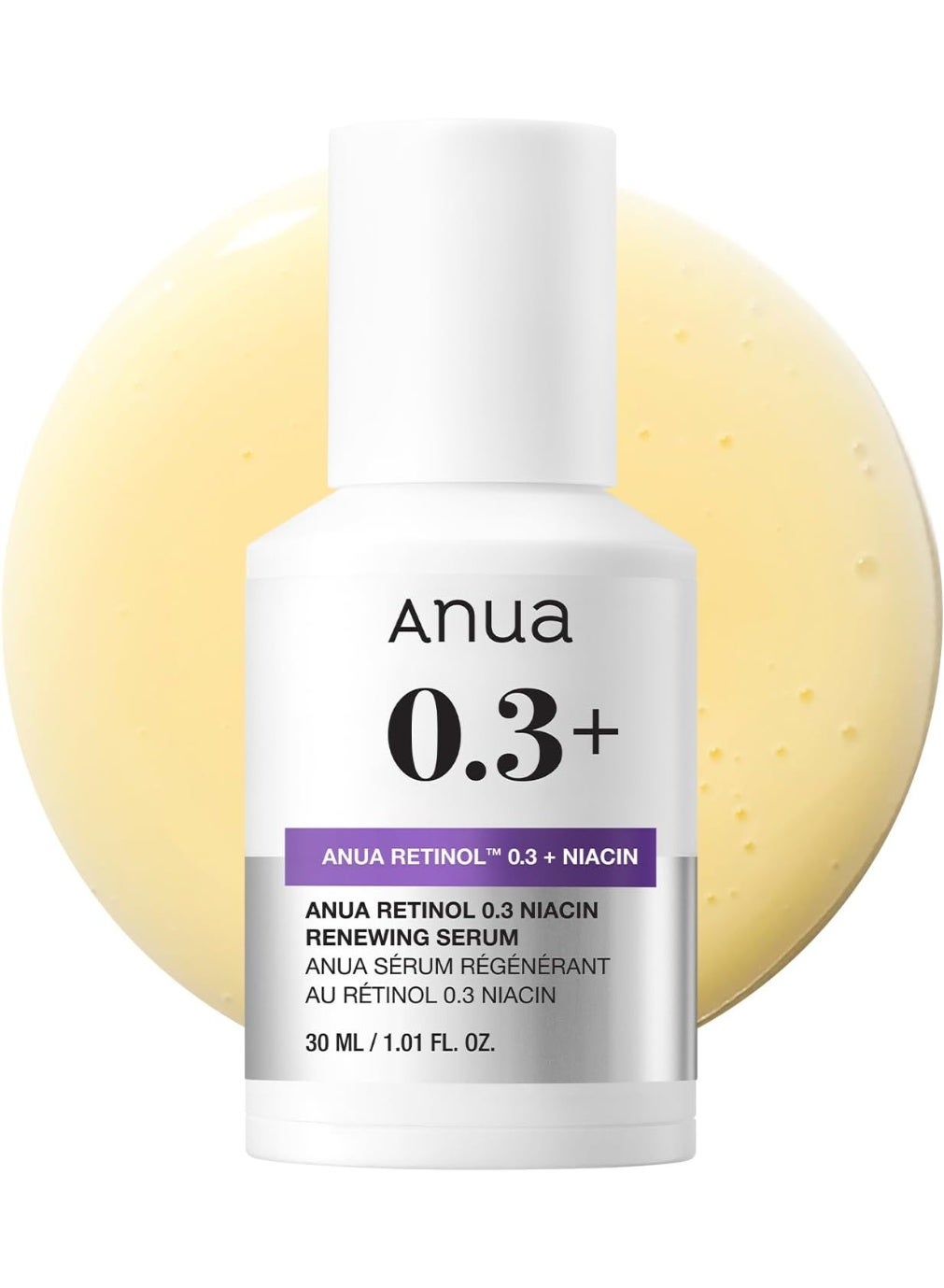 أنوا Retinol Serum For Anti Aging Textured Skin 0 11 Retinol 5 Niacinamide 20 Soothing Ingredients Gentle For Beginners 30mlml 30 مل