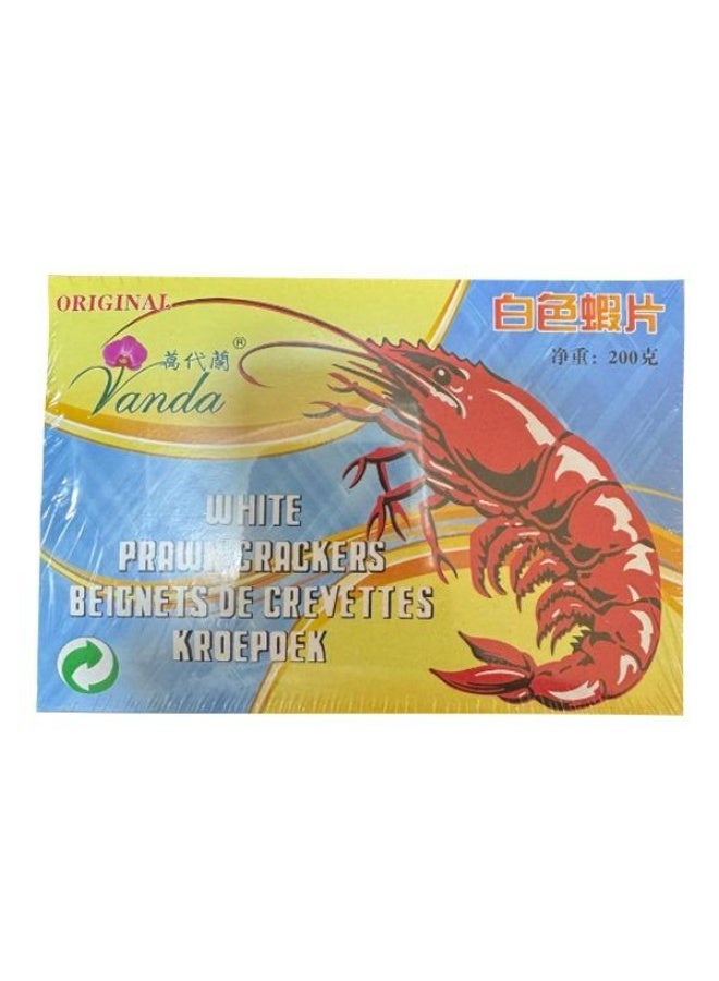 فاندا كراكرز الجمبري الأبيض 200 جم | وجبة خفيفة آسيوية | رقائق روبيان مقرمشة خفيفة - Image 1