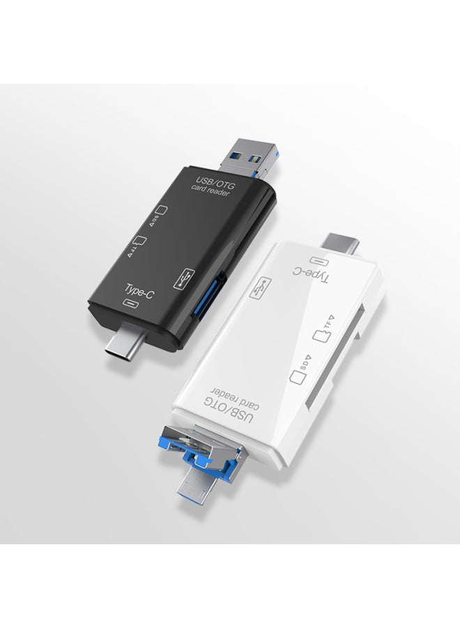 Neutral Private Touch Six-in-one Card Reader Mobile Phone Dedicated Type-c Multi-function Computer U Disk Camera Tf Sd - Image 5