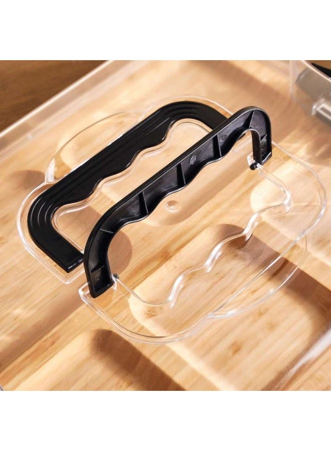 Pan Home لوح تقديم جبن طبيعي مع غطاء - Image 4