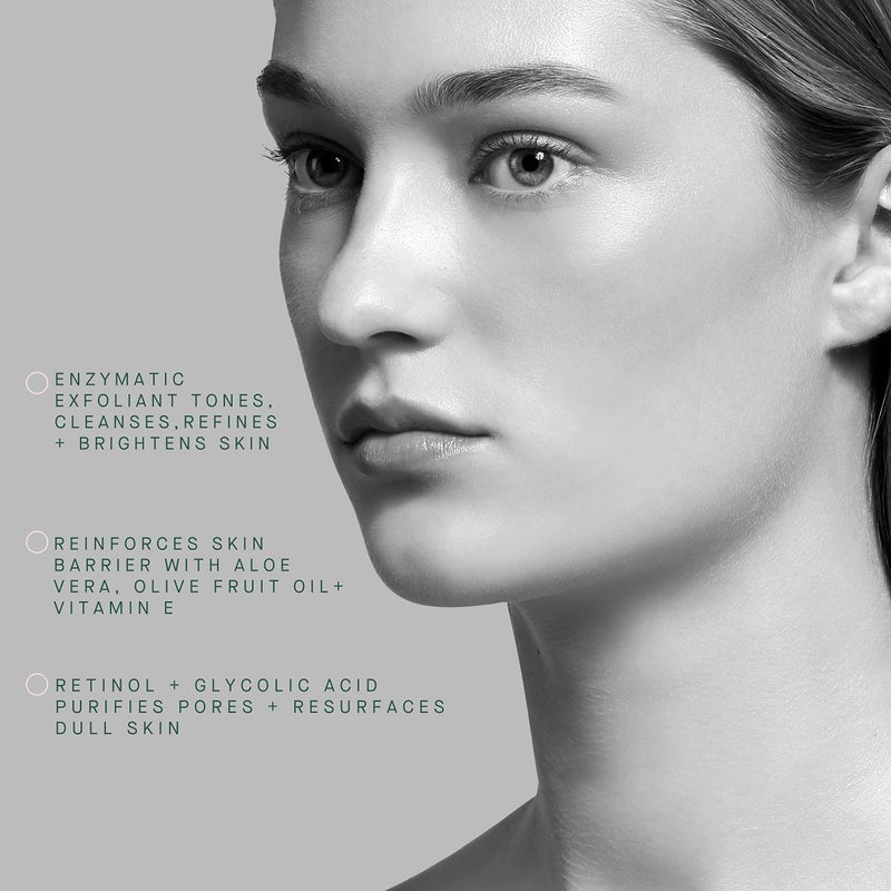 ARCONA Golden Grain Gommage - Retinol, Glycolic Acid, Aloe Vera, Olive Fruit Oil + Vitamin E, Cleanses, Exfoliates, Tones + Brightens 3.4 oz. Made In The USA - Image 4