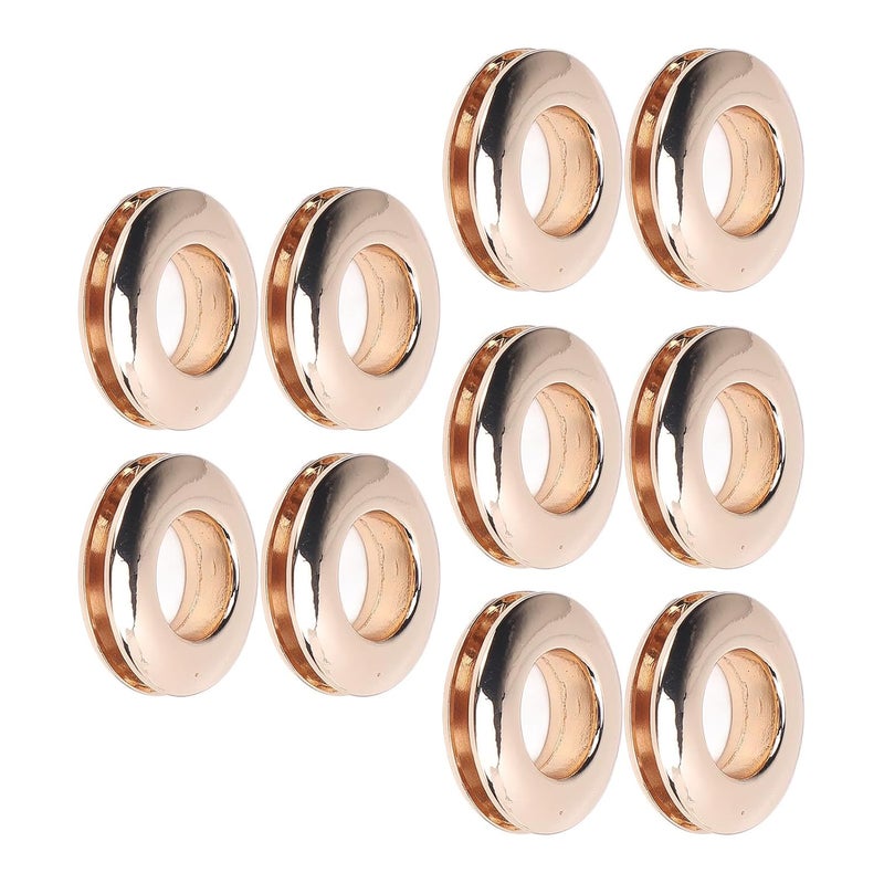 Metal Eyelets Kit for Shoe Repair, Bag Crafting & Leather DIY Projects – 10-Piece Gold Decorative Grommet Set with Setting Tools - Image 2