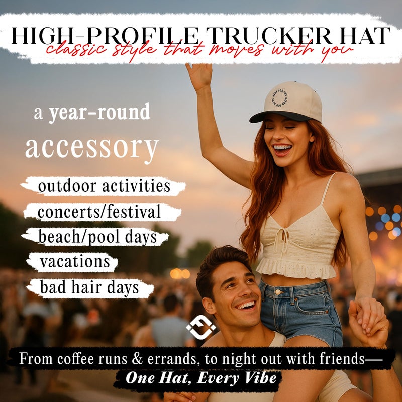 Funky Junque Two Tone Vintage Snapback Hat - Here for The Good Old Days - Black/Beige - Image 4