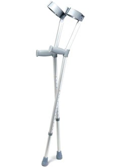 numed Days Double Adjustable Crutches for Adults, Comfort Handle, Lightweight Mobility Aid, Handle with one pair  - Image 2
