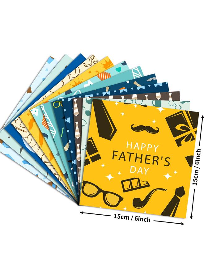 Bluejw 12 Father's Day Ins Hand Account DIY Material Paper Festival Packaging Cutting Album Material Package - Image 3