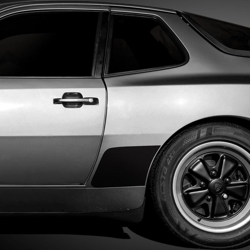 شريط فينيلي أسود مات من Stone Guard متوافق مع سيارة Porsche 944 (1983-1991) وفيلم الحماية PPF من 3M | شرائط تزيين للجانبين الأيسر والأيمن للسيارة - Image 2