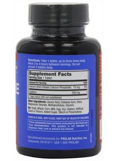 PROLAB Caffeine Tablets 100 Count  - Image 2