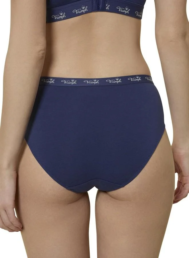 Triumph Triumph Cotton Charm Midi Brief Sapphire Blue