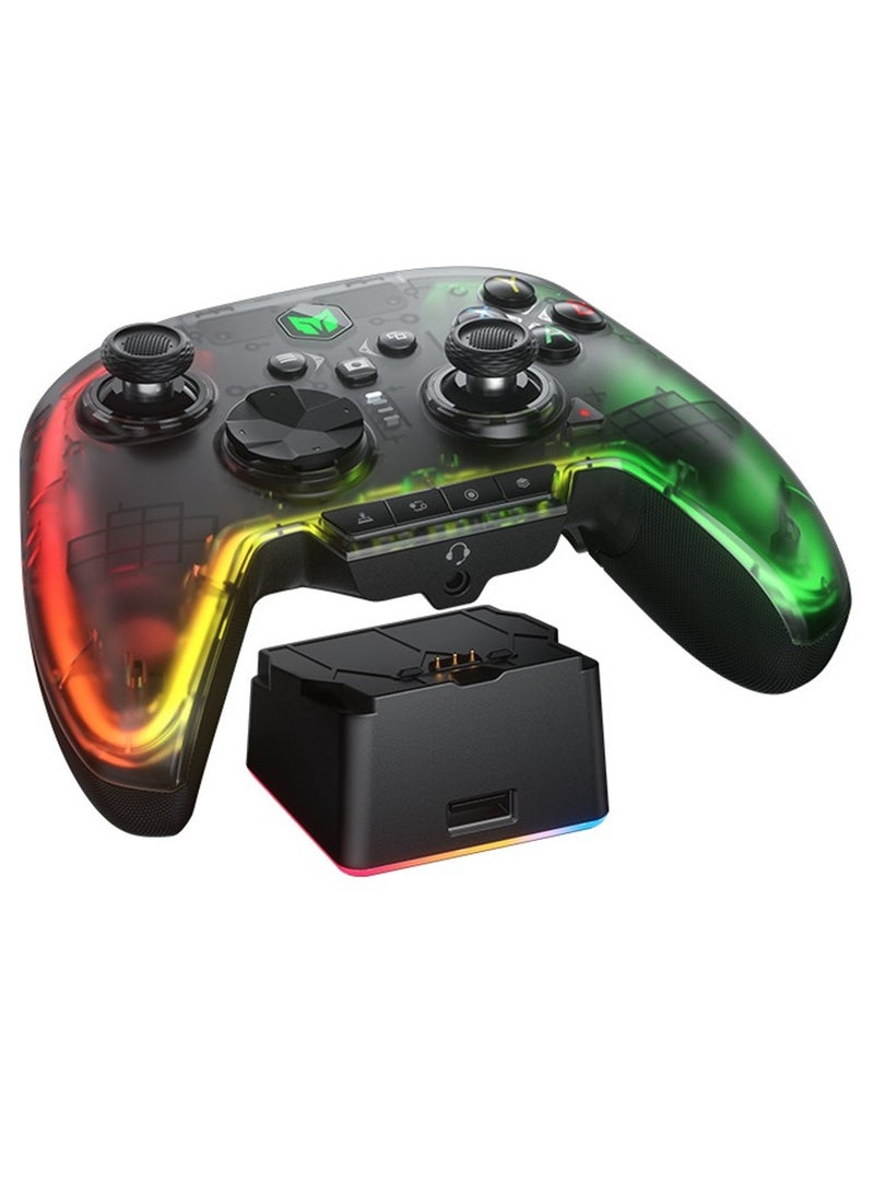 BIGBIG WON Classic Gamepad BIGBIGWON Rainbow 2 Pro Wireless Gaming Controller with Charging Dock for Switch / PC / Android / iOS with Hall Effect Trigger, 0 Deadzone Joystick, 1000mAh Battery, 1000Hz Polling Rate, 12-bit AXIS-RESOLUTION, 8-Way Mechanical D-pad, 4 Large Extra Buttons - Image 1