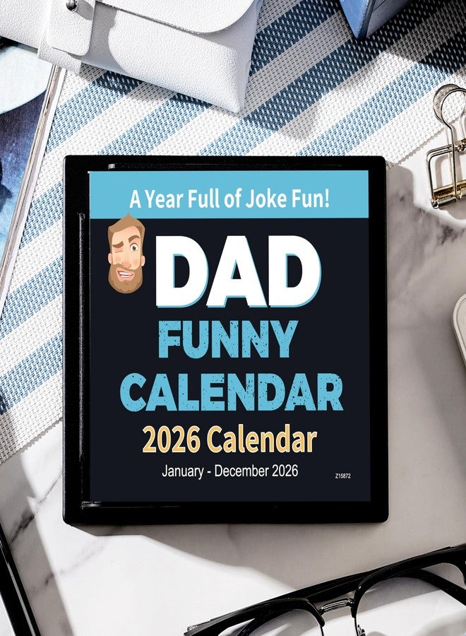 Pinchoco 2026 Desk Calendar - Dad Funny Calendar 2026, Jan.2026 - Dec.2026, 3d Calendar 2026, Daily Calendars 2026 Page a Day, 4.95" X 5.95", Small Desk Calendars with 365+ Funny Joke Pages, Backplane bracket - Image 2