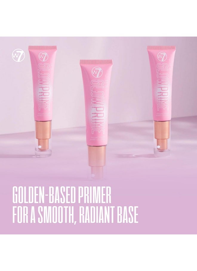 دبليو 7 مجموعة Fixer Glow - برايمر مكياج ورذاذ تثبيت ثنائي للحصول على لمسة نهائية مشرقة وندية - تغطية شفافة ذهبية اللون وخفيفة الوزن وغير لاصقة  - Image 3