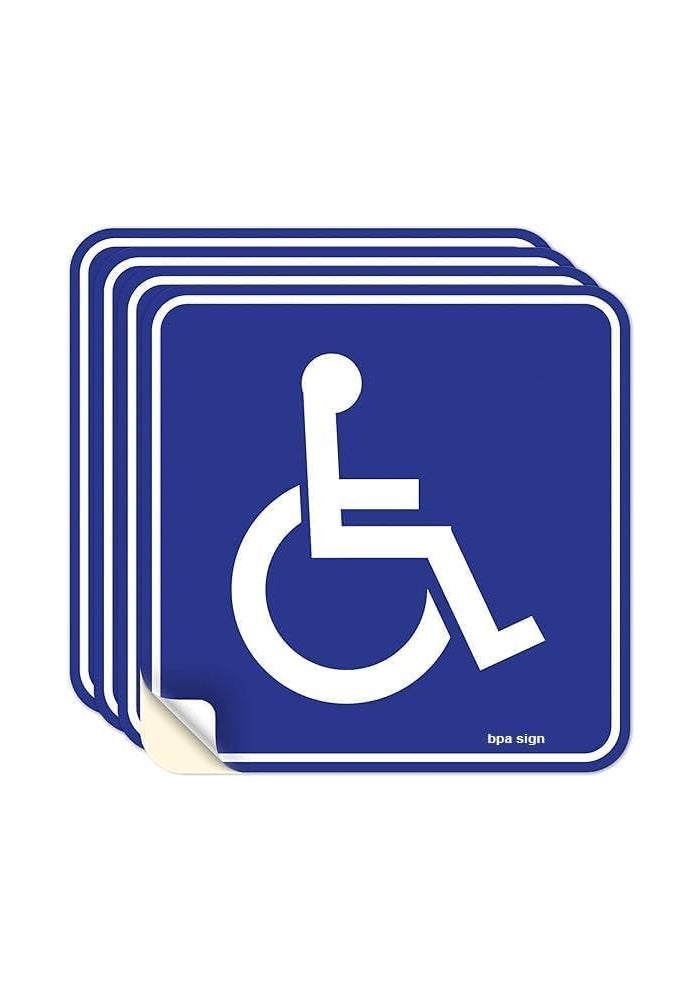 BPA® Handicap Stickers - 4 Pack Vinyl Decals - Image 3