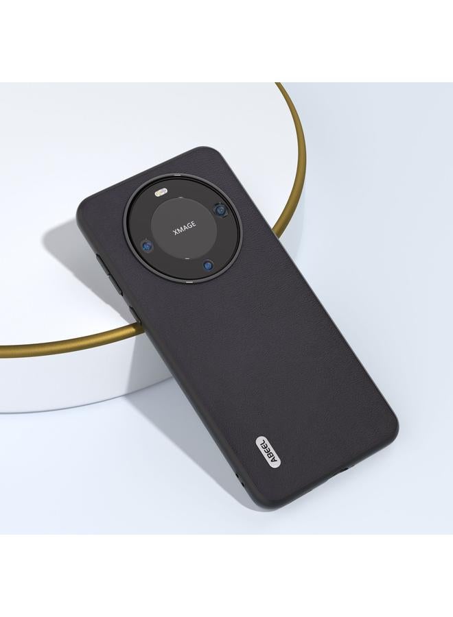 S-TOP Case For Huawei Mate 60 ABEEL Haze Texture PU Phone Case - Image 2