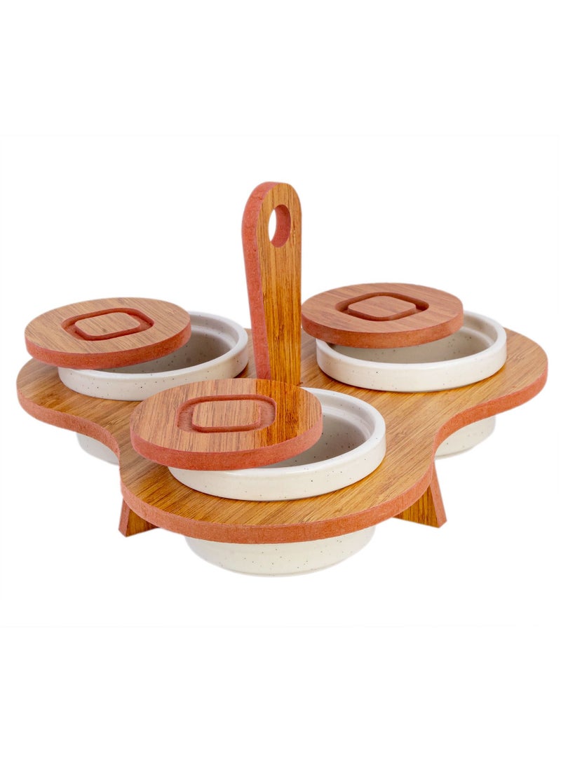ATL ATL 3Pcs Spice & Breakfast & Jam Set, Wooden Serving Set  - Image 3