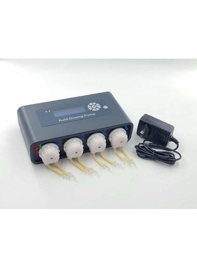 Jebao Doser 2.4 WiFi 4-Channel Auto Dosing Pump for Saltwater Reef Aquarium, Dark Grey - Image 2